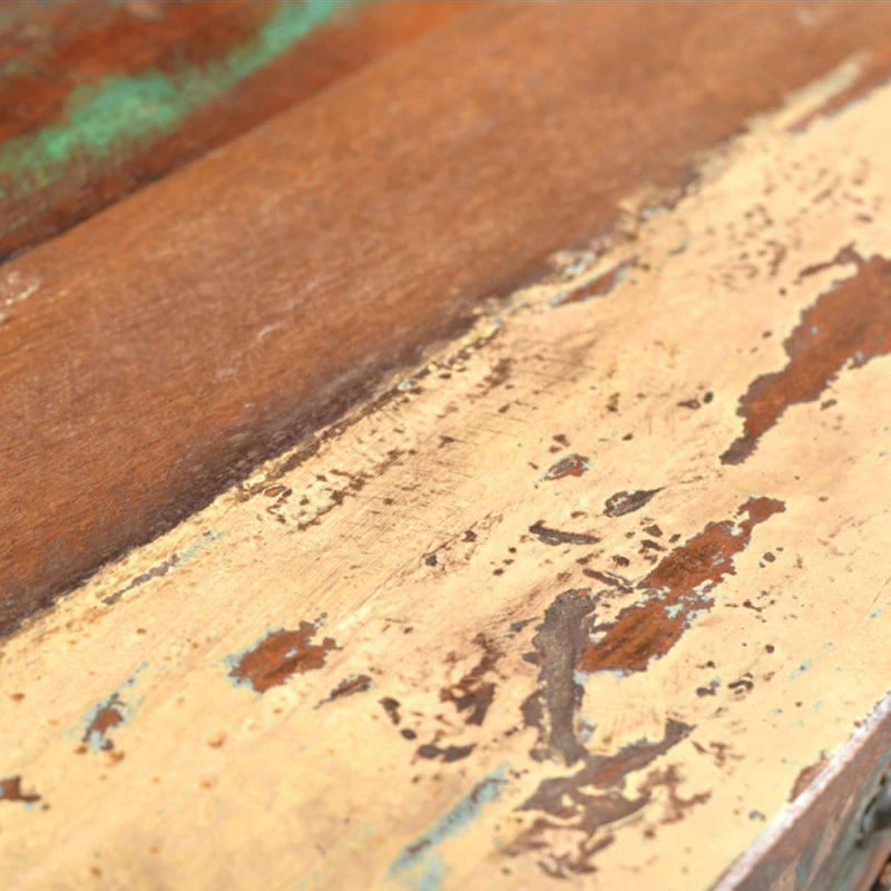 Vida XL International B.V. VidaXL Console Table With 3 Drawers Reclaimed Wood Entryway Hall Furniture 4 Vida XL International B.V. VidaXL Console Table With 3 Drawers Reclaimed Wood Entryway Hall Furniture - Image 2