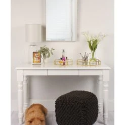 Uniek Turin Wood Writing Desk Table, White -Boraam Industries Shop fd4117d908f8de7a 8286 w800 h800 b0 p0