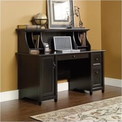 Sauder Edge Water Computer Desk In Estate Black -Boraam Industries Shop fe7114970f3769a6 9301 w800 h800 b0 p0
