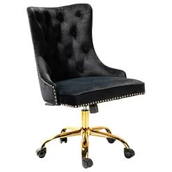 Karat Home Swivel Task Chair, Black