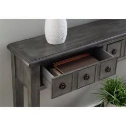 Linon Home Decor Products Linon Sadie Long Wood Console Table In Gray -Boraam Industries Shop ffa1c2c103e1e8bc 6777 w800 h800 b0 p0