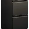 The HON Company Hon Efficiencies Mobile Pedestal File With 2 File Drawers, 19-7/8", Charcoal -Boraam Industries Shop home design 101