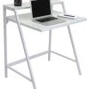 LumiSource 2-Tier Desk, White -Boraam Industries Shop home design 12