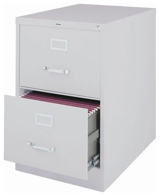 Hirsh Industries LLC Hirsh 25-in Deep 2 Drawer Legal Width Metal Vertical File Cabinet Light Gray 3 Hirsh Industries LLC Hirsh 25-in Deep 2 Drawer Legal Width Metal Vertical File Cabinet Light Gray