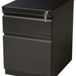 Scranton & Co 2 Drawer Mobile File Cabinet In Black