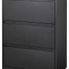 Scranton & Co 3 Drawer Lateral File Cabinet In Black 1 Scranton & Co 3 Drawer Lateral File Cabinet In Black -Boraam Industries Shop home design 127