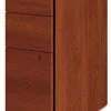 The HON Company Narrow Box/Box/File Pedestal For 10500/10700 Series Shells, 28", Cognac -Boraam Industries Shop home design 132