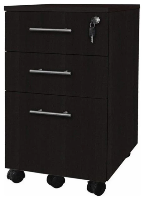 Urbanpro Contemporary Wood Pedestal (Box-Box-File) In Mocha Black 3 Urbanpro Contemporary Wood Pedestal (Box-Box-File) In Mocha Black
