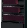 UrbanPro 36" Wide Metal 4 Drawer Lateral File Cabinet In Balck -Boraam Industries Shop home design 139