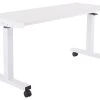 Office Star Products Wide Pneumatic Height Adjustable Table, Locking Black Casters, 5 Ft
