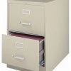 Hirsh Industries LLC Hirsh 25-in Deep Metal 2 Drawer Legal Width Vertical File Cabinet Putty -Boraam Industries Shop home design 143