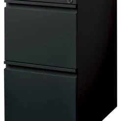 Scranton & Co 2 Drawer Mobile File Cabinet In Black