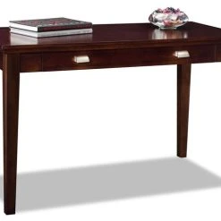 Leick Home Leick Furniture Laptop-Writing Desk In A Chocolate Cherry Finish