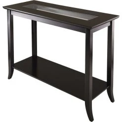 Winsome Genoa Rectangular Console Table In Dark Espresso