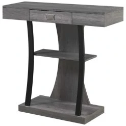 Convenience Concepts Newport 1 Drawer Harri Console Table With Shelves