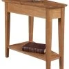 Leick Home Leick Furniture Favorite Finds Wedge End Table In Natural Desert Sands