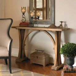 Uttermost Genesis Reclaimed Wood Console Table