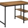 Linon Home Decor Products Linon Austin Wood And Metal Desk In Brown -Boraam Industries Shop home design 19