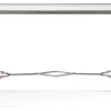 BASSETT MIRROR CO. Bassett Mirror Sylvia Console Table In Silver Leaf Finish 1212-400EC