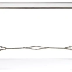 BASSETT MIRROR CO. Bassett Mirror Sylvia Console Table In Silver Leaf Finish 1212-400EC