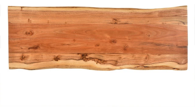 Carolina Classics Seti Live Edge Console Table, Natural, Black 3 Carolina Classics Seti Live Edge Console Table, Natural, Black