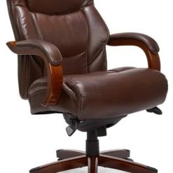 La-Z-Boy Office La-Z-Boy Delano Big & Tall Executive Office Chair Mahogany Chestnut Brown