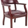 Boss Office Products Boss Office Ivy League Faux Leather Executive Captains Guest Chair In Burgundy 2 Boss Office Products Boss Office Ivy League Faux Leather Executive Captains Guest Chair In Burgundy -Boraam Industries Shop home design 63