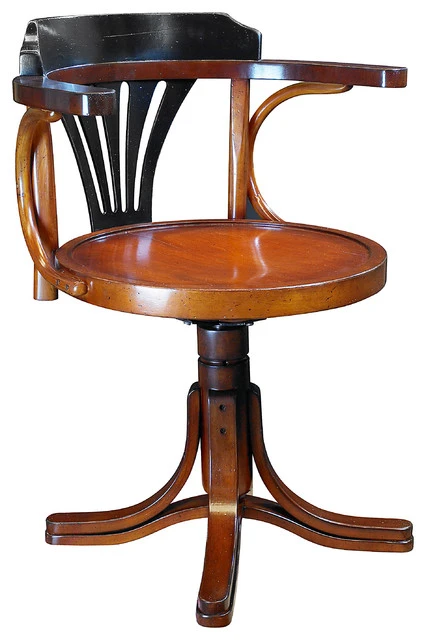 Authentic Models Purser's Chair, Black, Black 3 Authentic Models Purser's Chair, Black, Black