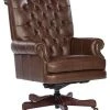 Hekman Furniture Hekman Coffee Leather Executive Chair -Boraam Industries Shop home design 70