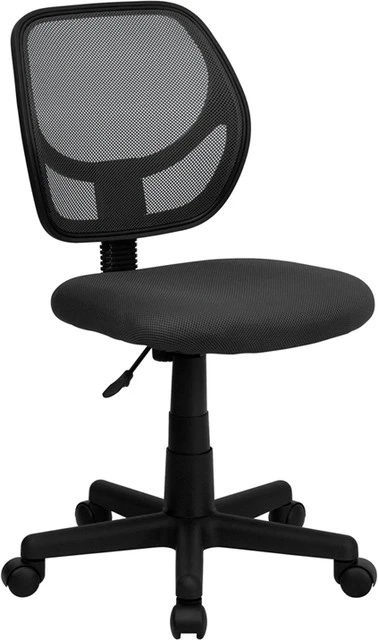 Flash Furniture Mid-Back Gray Mesh Task Chair And Computer Chair 3 Flash Furniture Mid-Back Gray Mesh Task Chair And Computer Chair