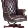 Lorell_biehler Lorell Traditional Executive Swivel Chair, Oxblood, Vinyl Oxblood Seat -Boraam Industries Shop home design 76