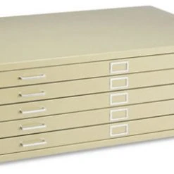 Safco Products Safco 5-Drawer Steel Flat File, 46.5"x35.5"x16.5"