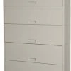 Datum Storage Solutions Stak-N-Lok 100 Series 7H Open Shelf, Receding Doors, 30", Legal Depth, Gray -Boraam Industries Shop home design 86