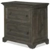 Beaumont Lane 2 Drawer Lateral File Cabinet In Weathered Peppercorn -Boraam Industries Shop home design 90